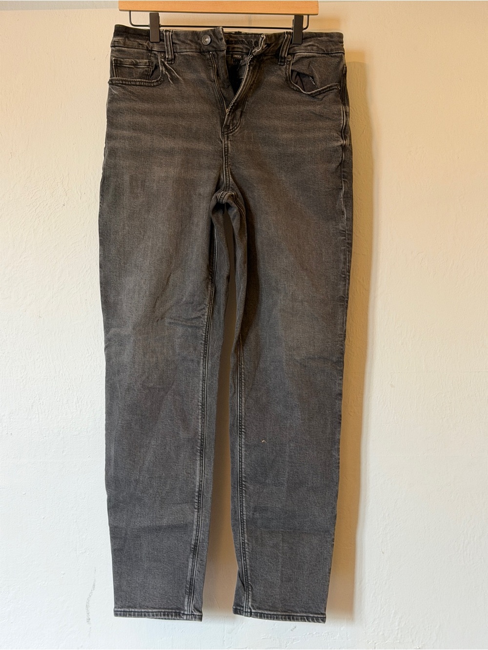 American Eagle Outfitters Men's Black-Grey Skinny Jeans
